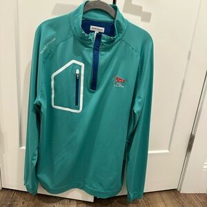 Peter Millar Aqua Pullover LACC US open
